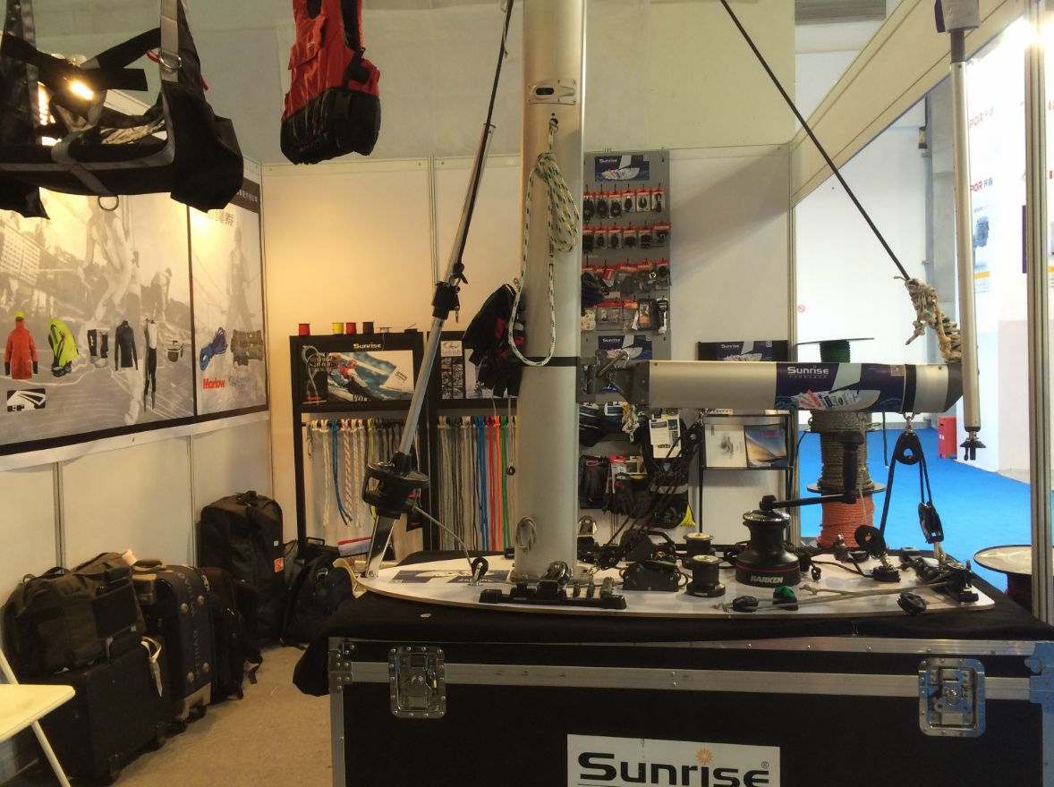 shanghai boat show zhik sunrise marineware harken spinlock
