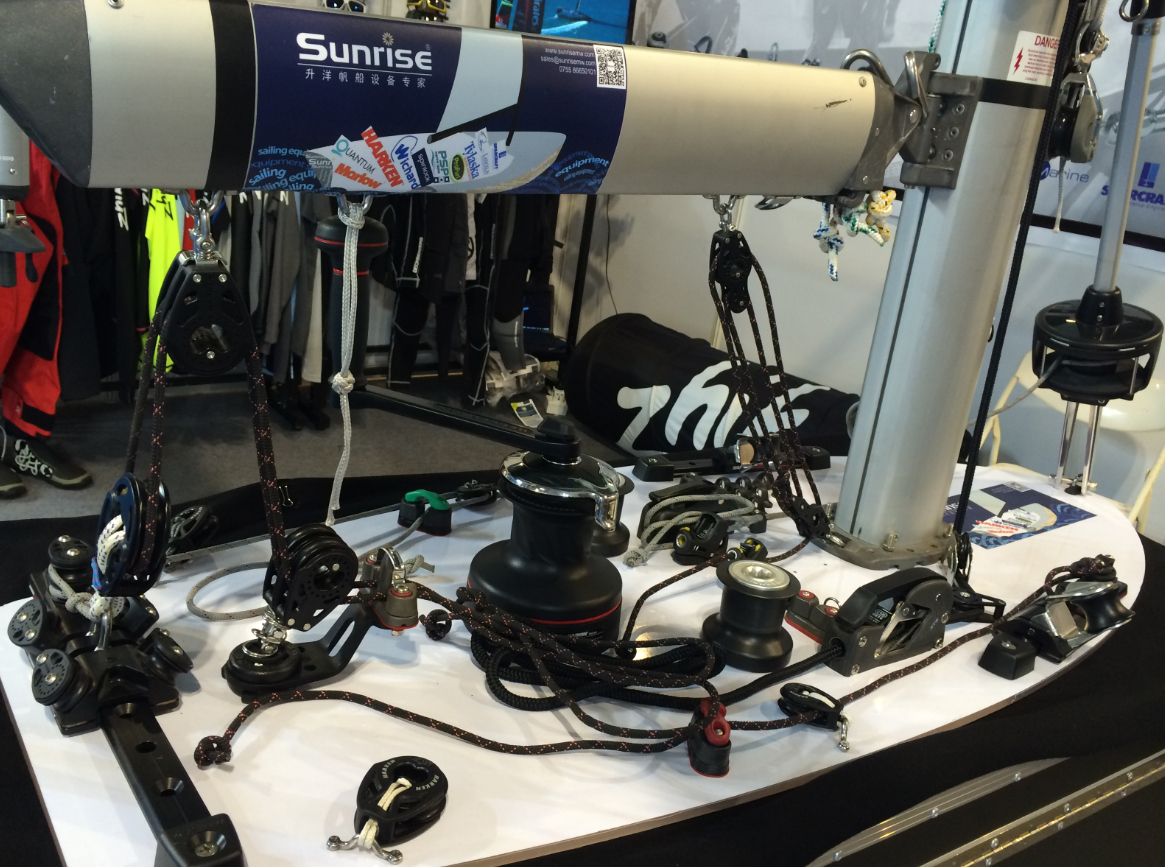 china boat show sunrisemarineware harken zhik marlow lancelin spinlock