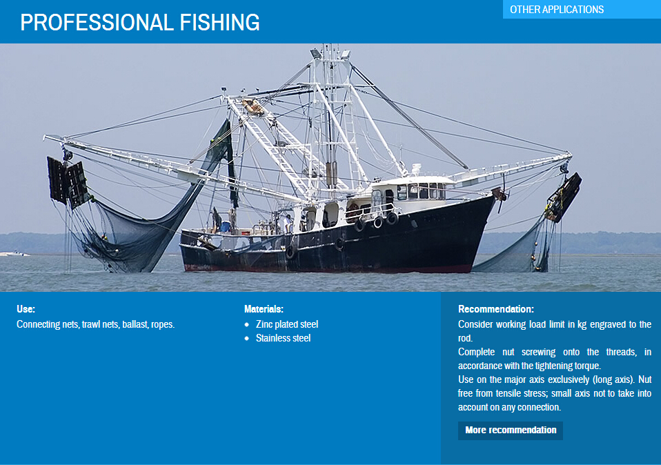 PROFESSIONAL FISHING quick links 商业渔船 快捷扣