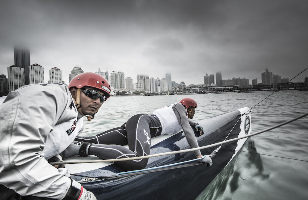 zhik dongfeng race team sailing extreme qingdao ൺ  ֶ
